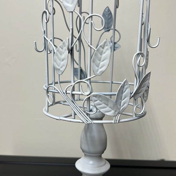 White Bird cage jewelry Organizer - Picture 14 of 14